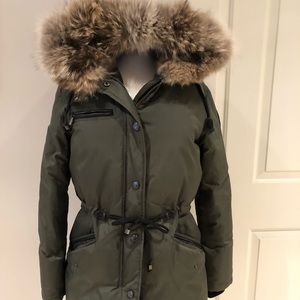 Pajar ‘Christina’ genuine rabbit & coyote jacket